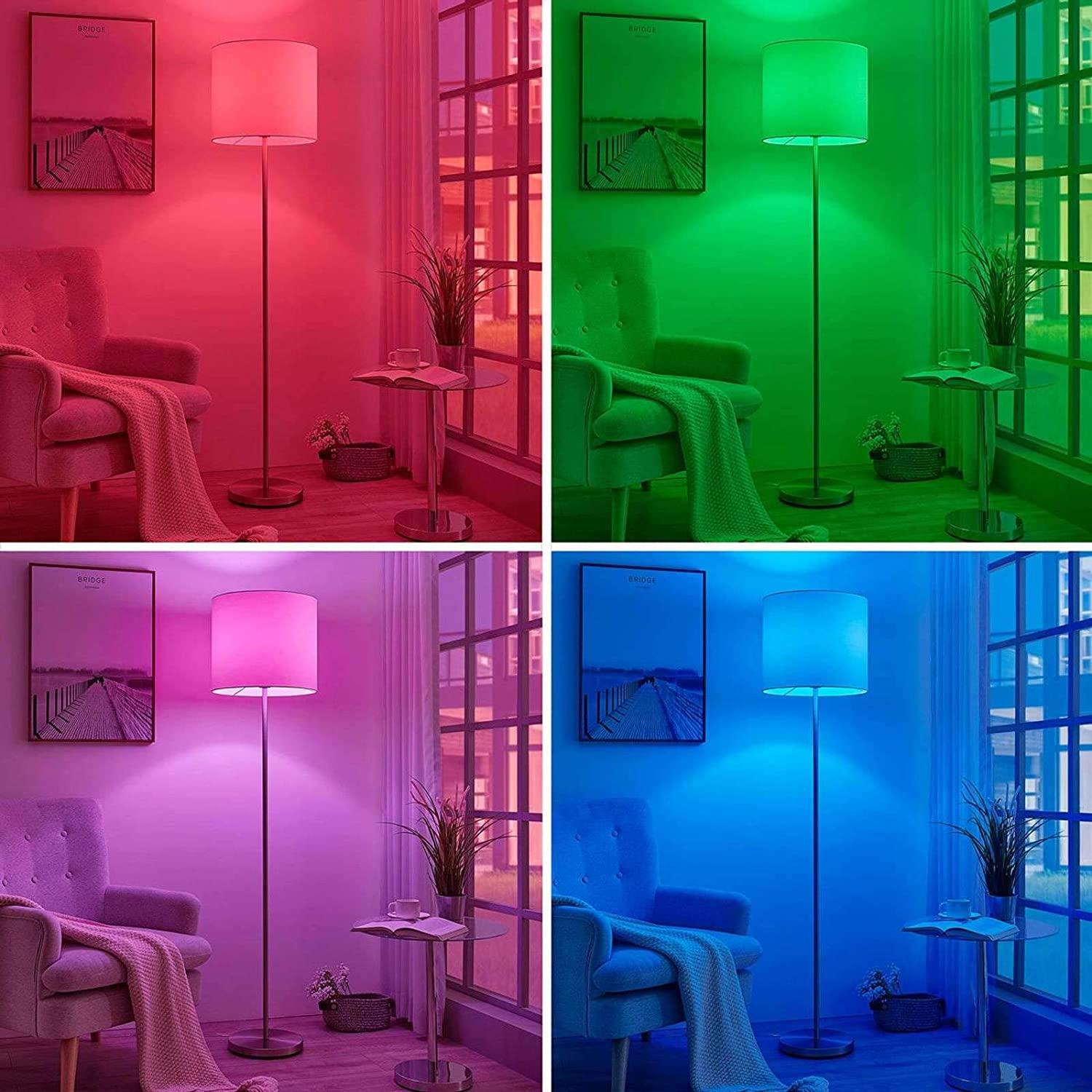 Lampadaire Salon Industriel RVB