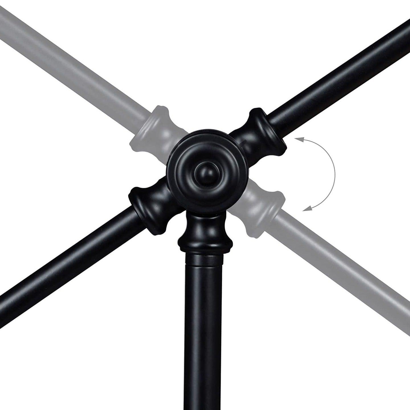 Lampadaire Industriel Noir Déporté Cosy