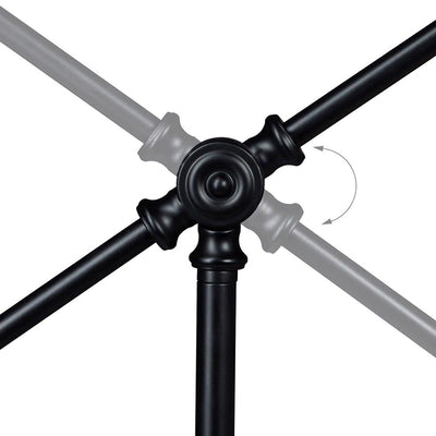 Lampadaire Industriel Noir Déporté Cosy