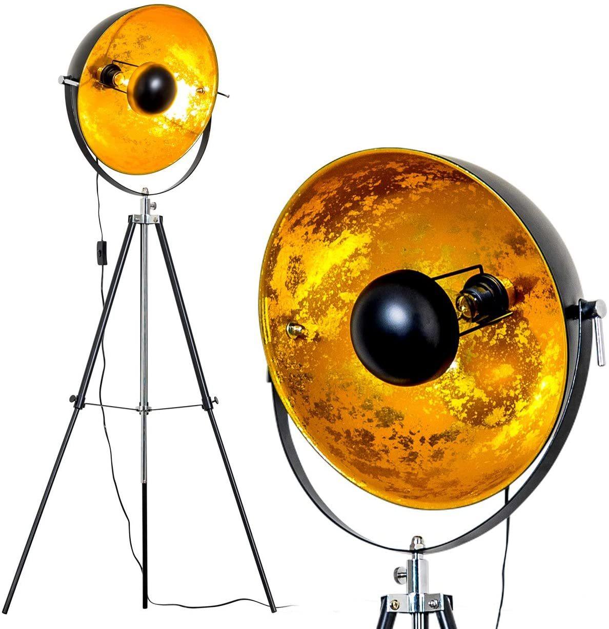 Lampadaire Trepied Industriel Moon XL