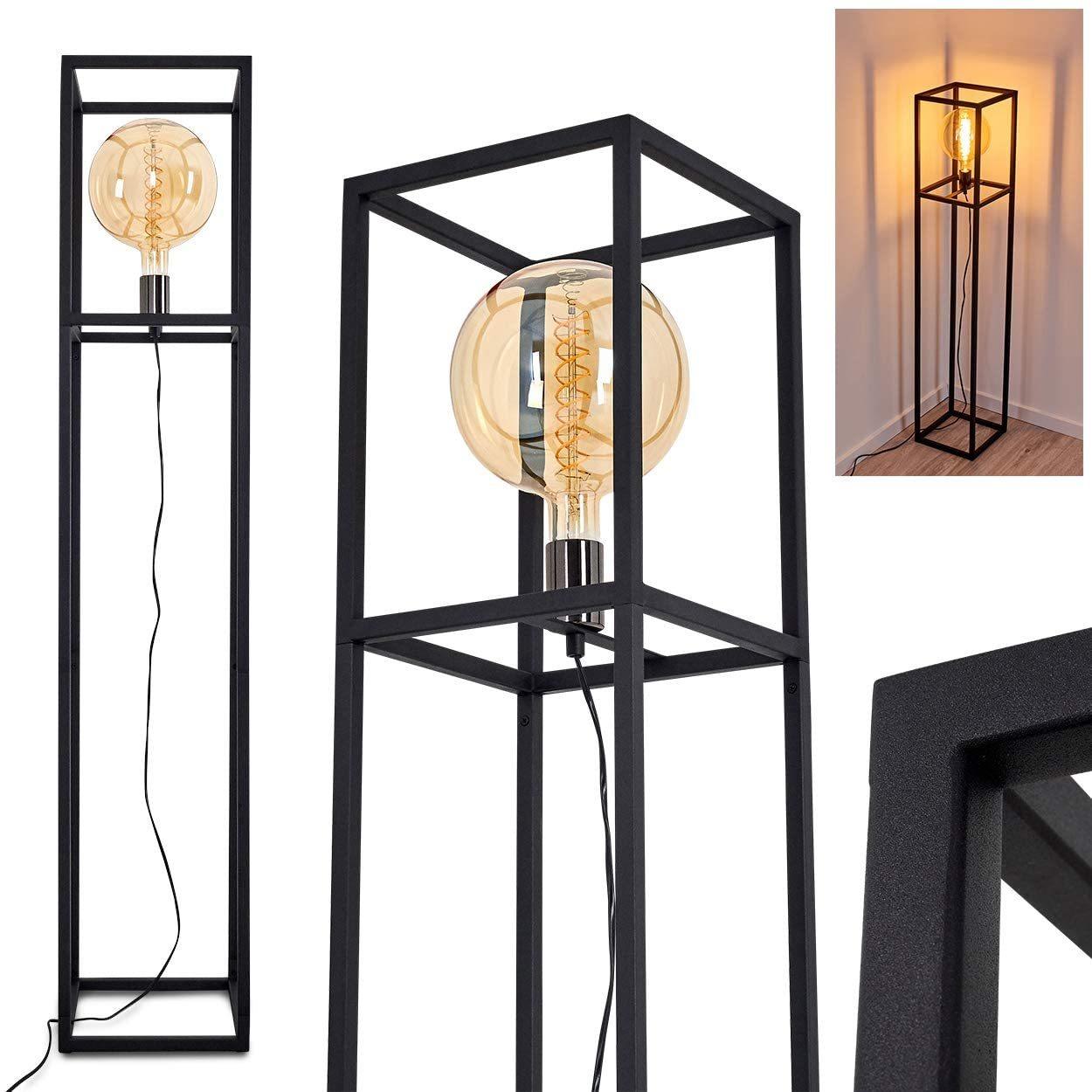 Lampadaire Industriel Noir Box