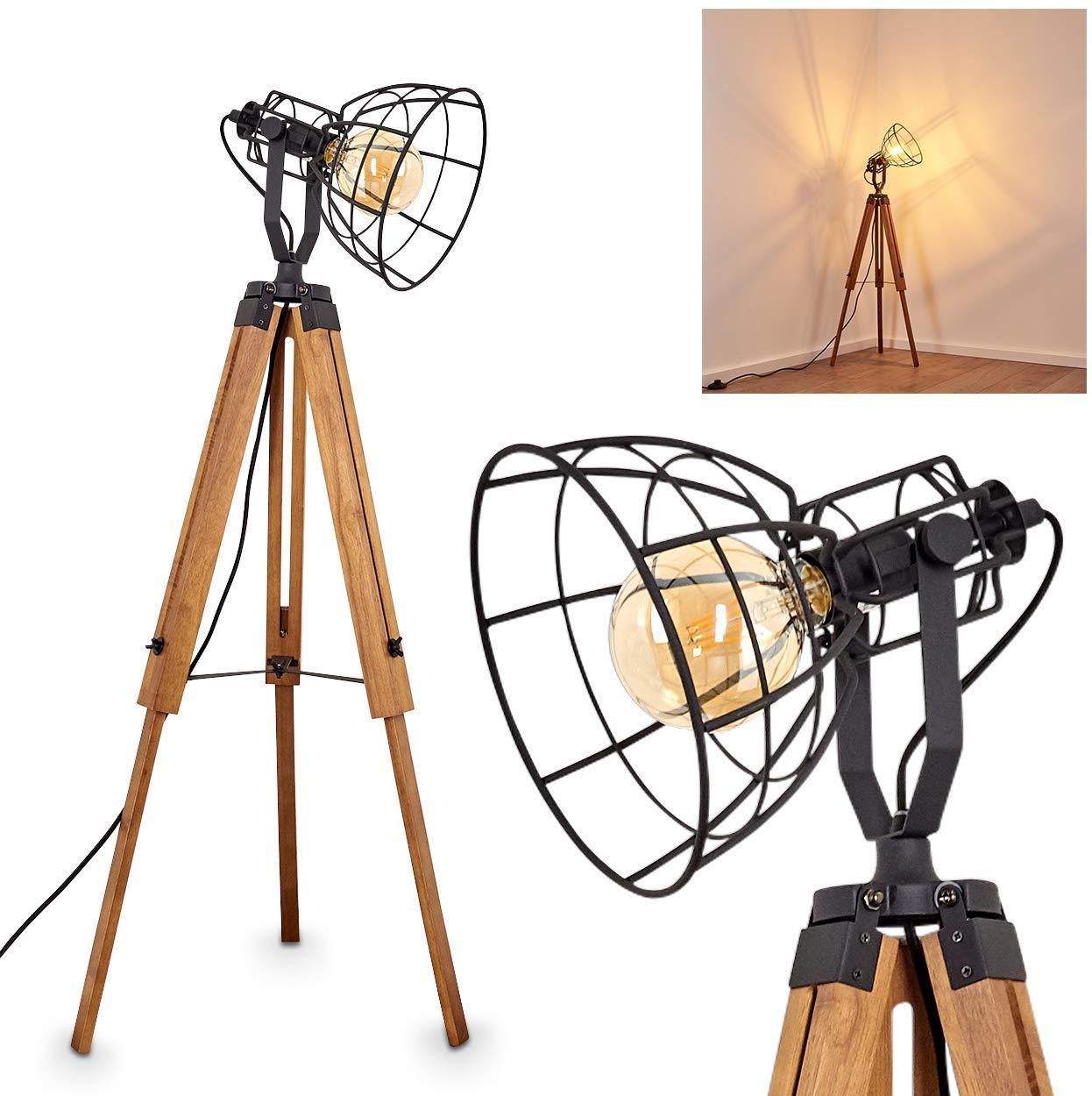 Lampadaire Trepied Esprit Industriel