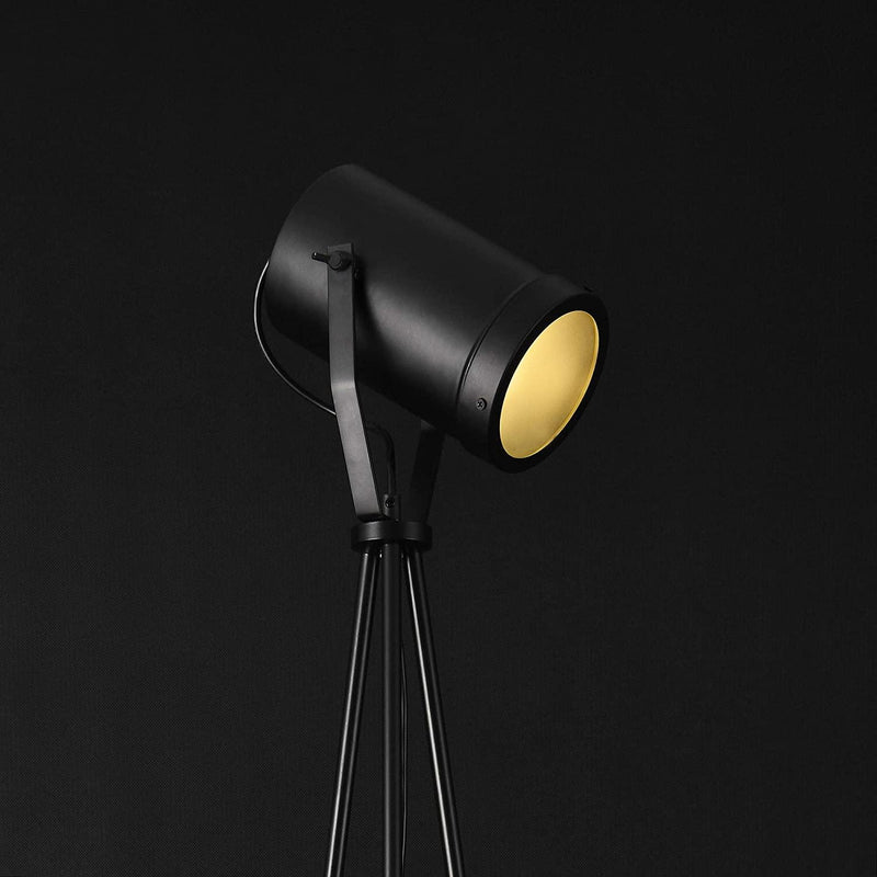 Lampadaire Industriel Noir Projecteur Minimaliste | Mon Luminaire Industriel