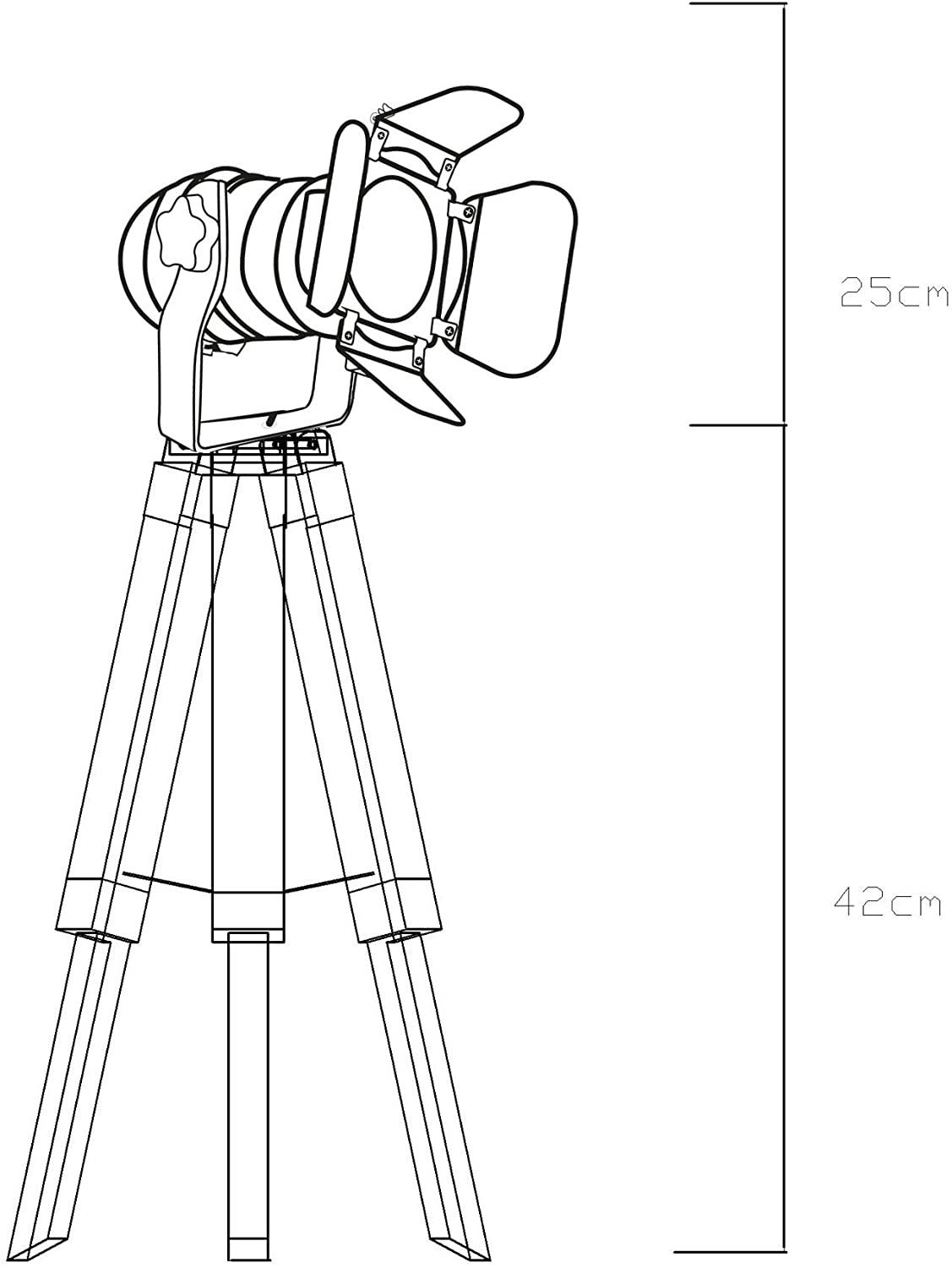 Lampadaire Cinema Industriel XS