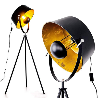 Lampadaire Industriel Noir Moon Like
