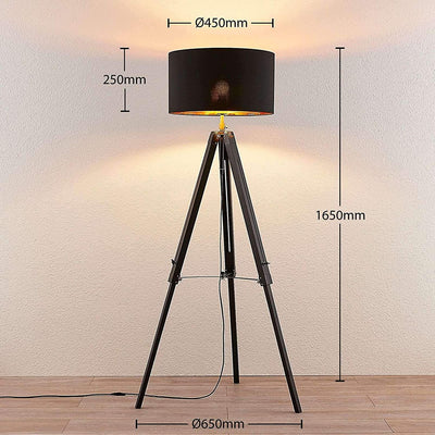 Lampadaire Industriel Noir Scandinave