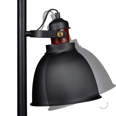 Lampadaire Industriel Noir 3 Spots XL