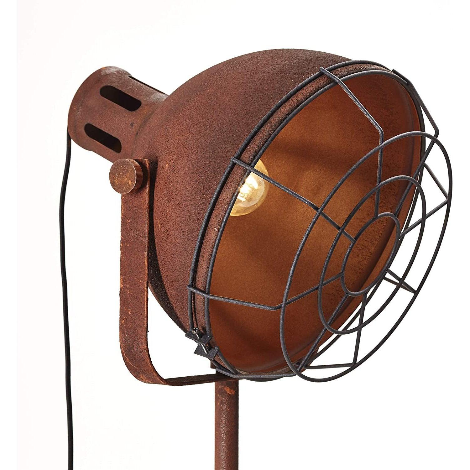 Lampadaire Cinema Industriel Aspect Rouille