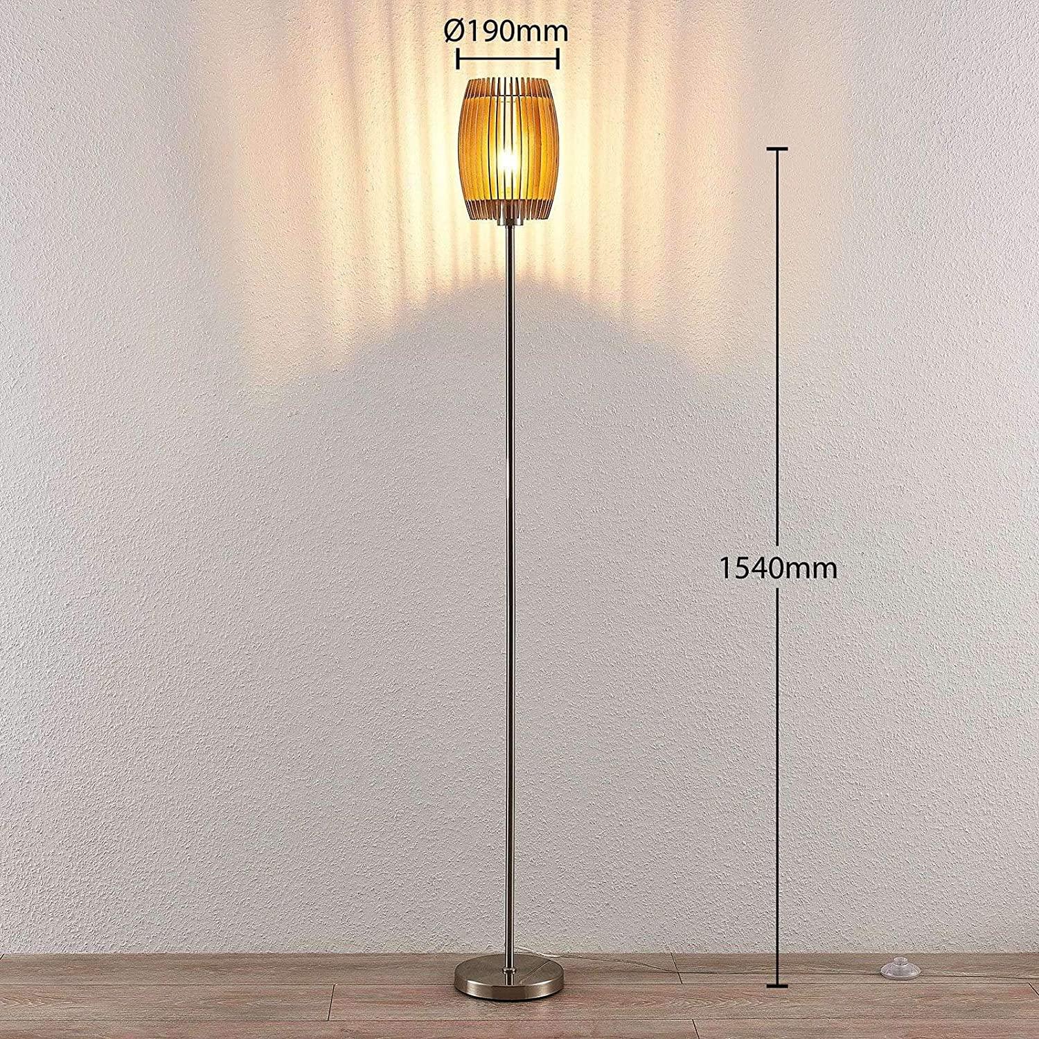 Lampadaire Salon Industriel Abat Jour Bois