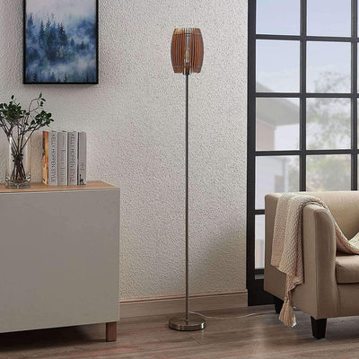 Lampadaire Salon Industriel Abat Jour Bois