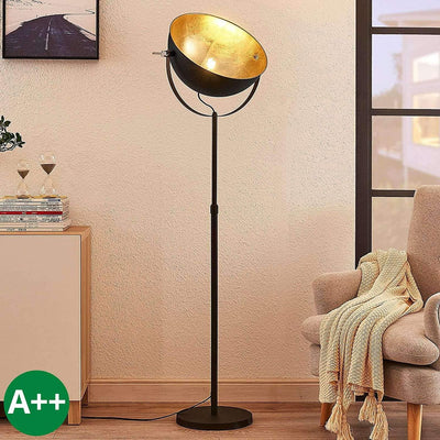 Lampadaire Industriel Noir Loft