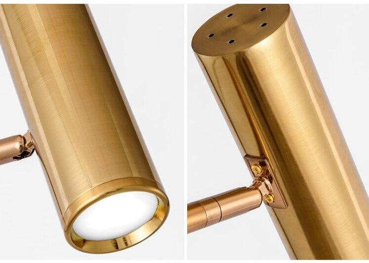 Lampadaire Salon Industriel Série Loft Gold