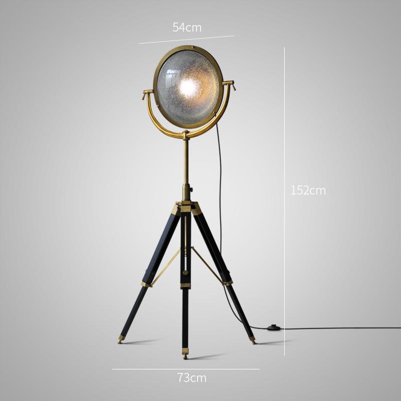 Lampadaire Trepied Industriel Phare