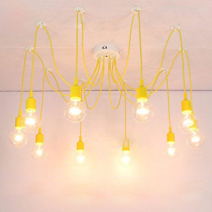 Lustre Araignée Jaune