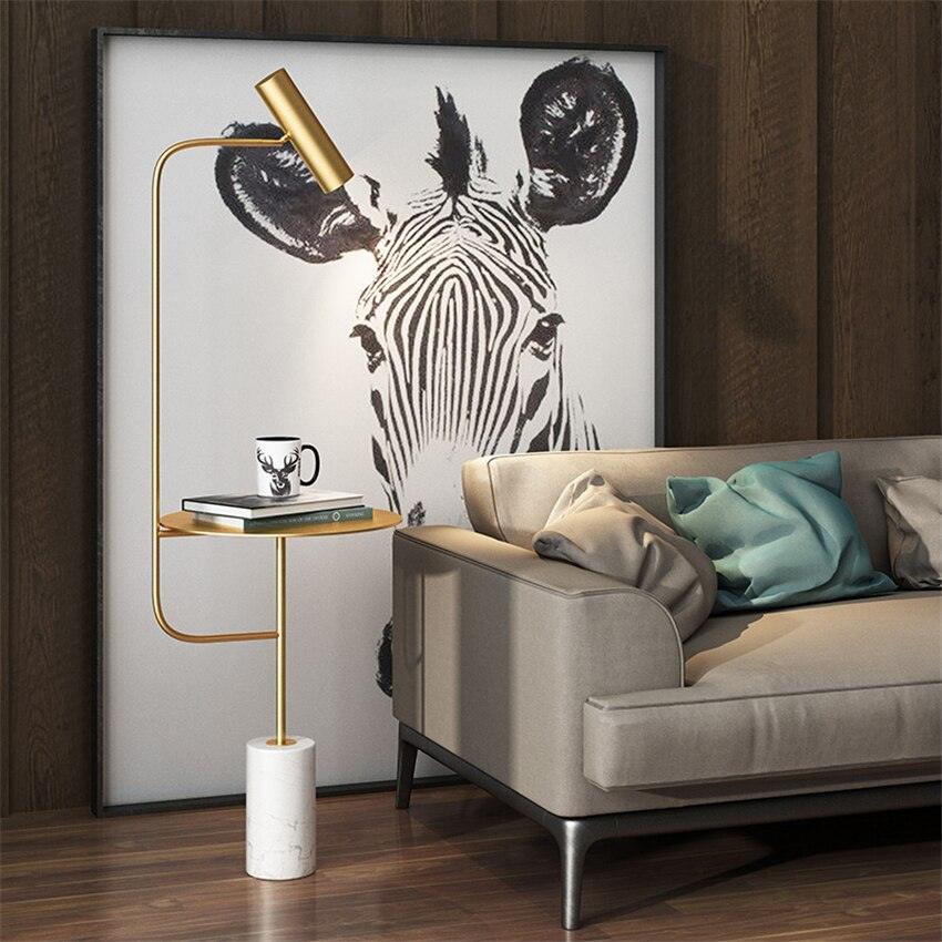 Lampadaire Salon Industriel Série Loft Gold