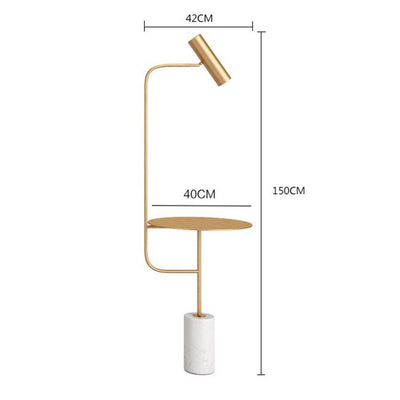 Lampadaire Salon Industriel Série Loft Gold