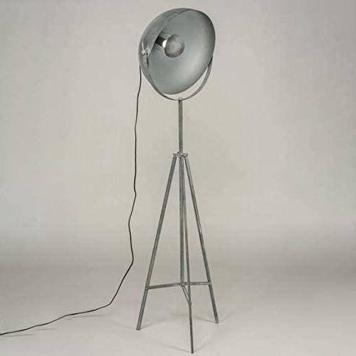 Lampadaire Cinema Industriel Loft Gris Béton | Mon Luminaire Industriel