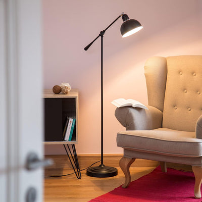 Lampadaire Industriel Noir Déporté Cosy | Mon Luminaire Industriel