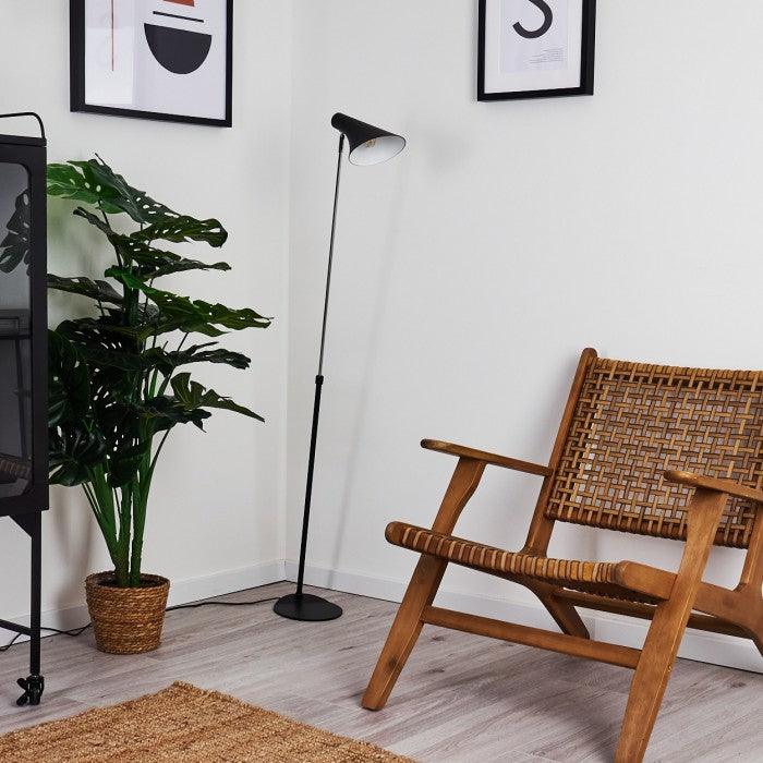 Lampadaire Industriel Noir Design