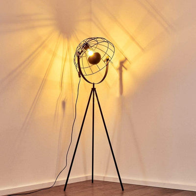 Lampadaire Industriel Noir Moon Brut XL - V2 | Mon Luminaire Industriel