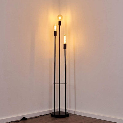 Lampadaire Industriel Noir Trio Design | Mon Luminaire Industriel
