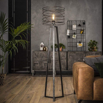 Lampadaire Salon Industriel Anthracite | Mon Luminaire Industriel