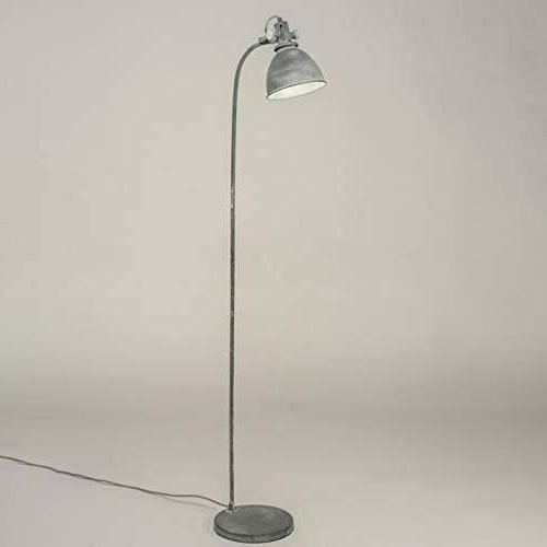 Lampadaire Salon Industriel Gris Patiné | Mon Luminaire Industriel