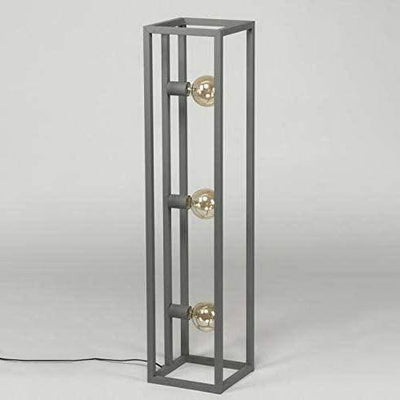Lampadaire Salon Industriel Gris Triple | Mon Luminaire Industriel
