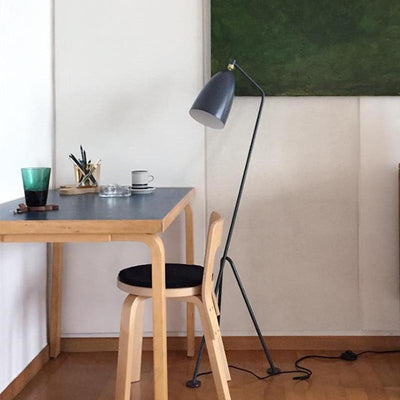 Lampadaire Salon Industriel Loft Gris | Mon Luminaire Industriel