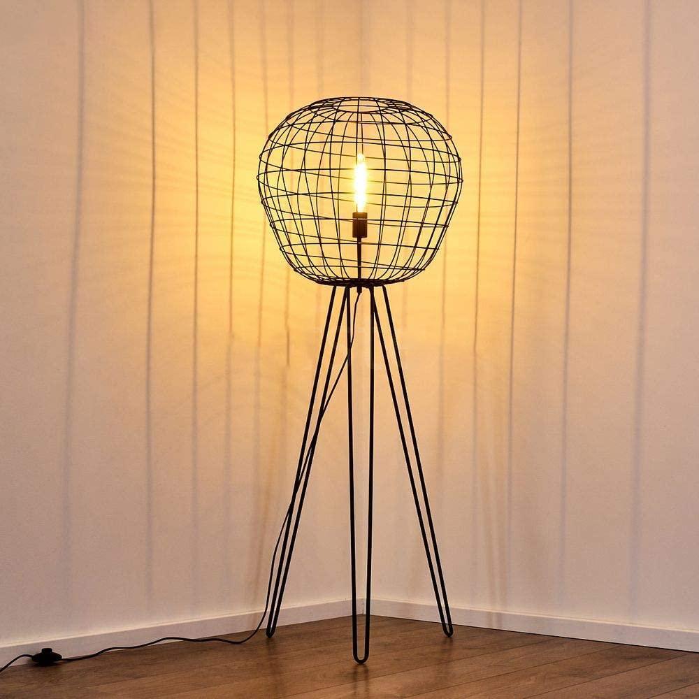 Lampadaire Trepied Industriel Cage à Oiseaux - V2 | Mon Luminaire Industriel