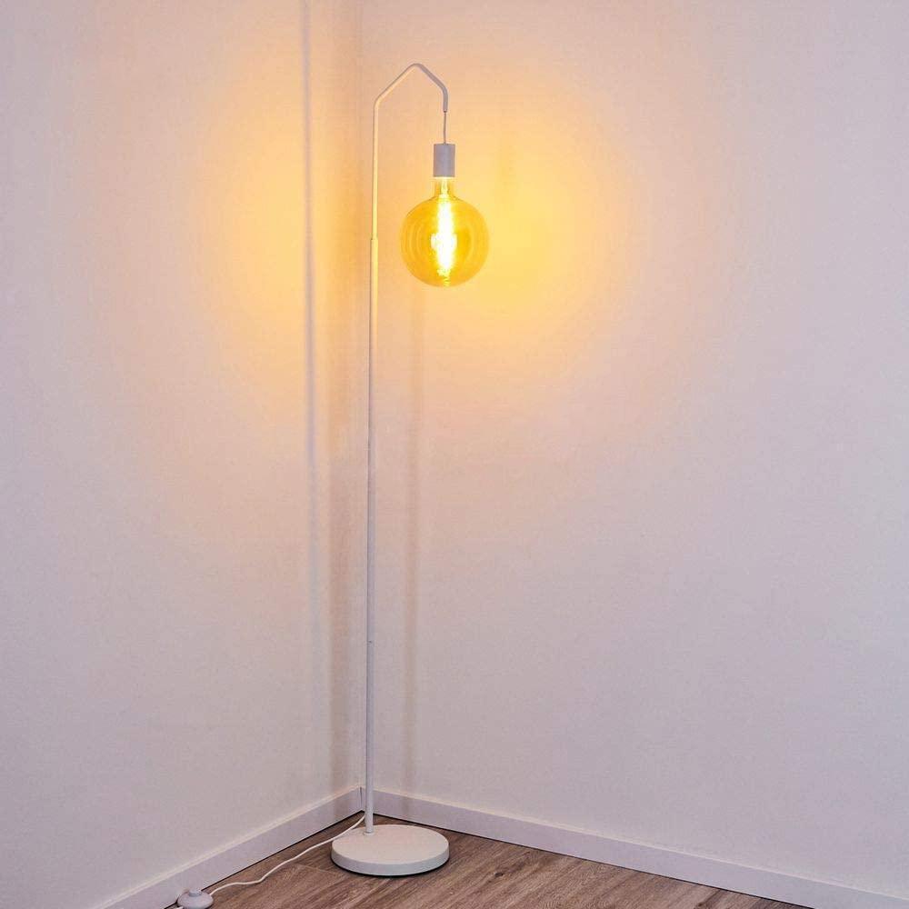 Lampe de Salon sur Pied Industrielle - Design Blanche | Mon Luminaire Industriel