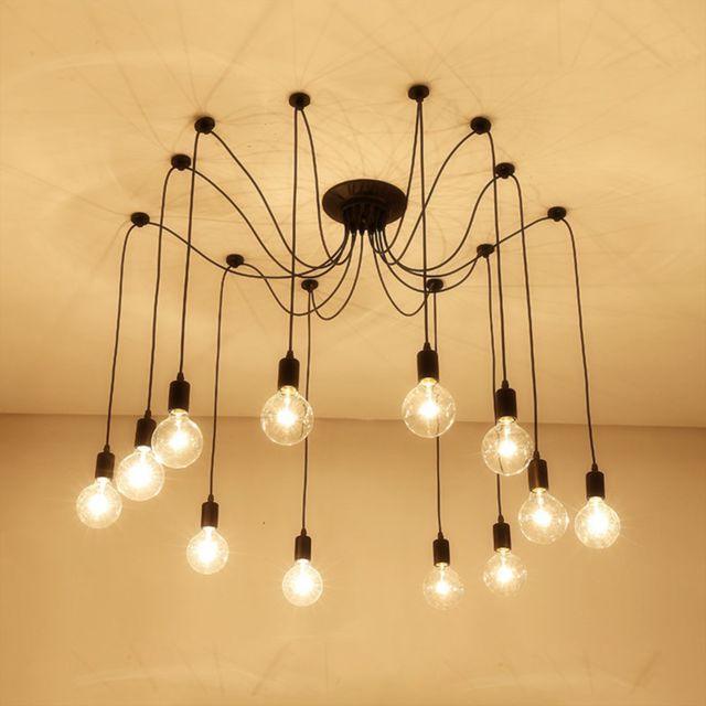 lustre araignée 12 ampoules