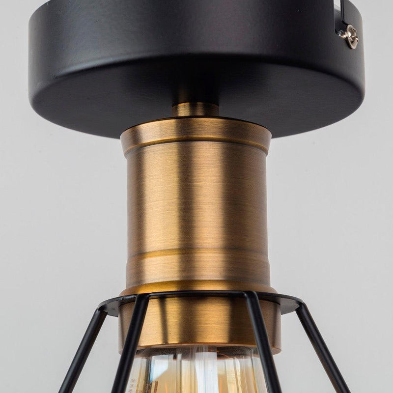 Plafonnier Industriel Cage Vintage