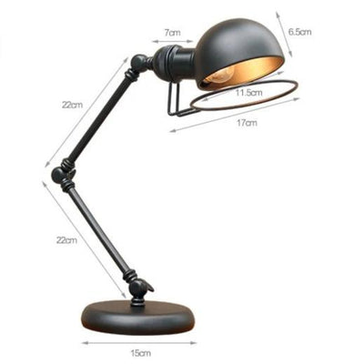 Lampe de Bureau Industrielle Metal