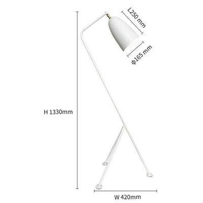 Lampadaire Salon Industriel Loft Blanc | Mon Luminaire Industriel