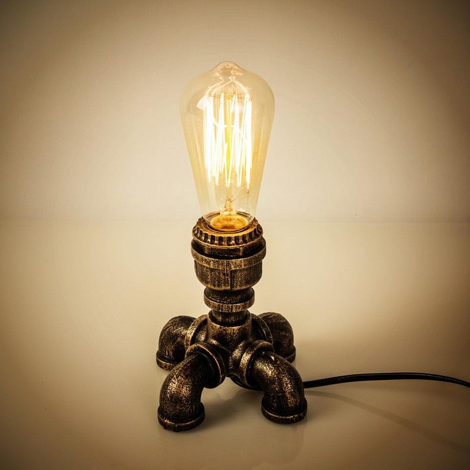 Lampe de Bureau en Métal Vintage