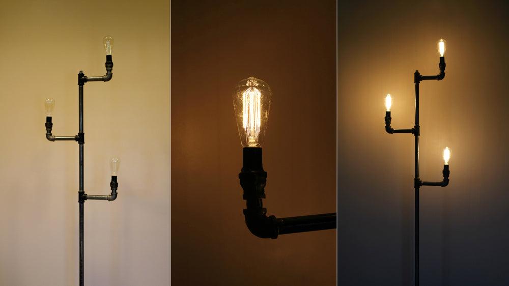 fabriquer un lampadaire industriel