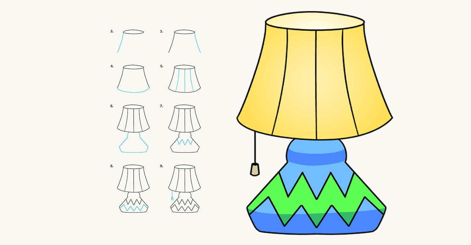 Comment Dessiner Une Lampe ?