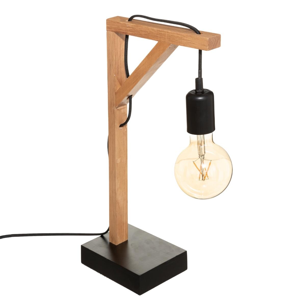 Lampe de Chevet Vintage Bois