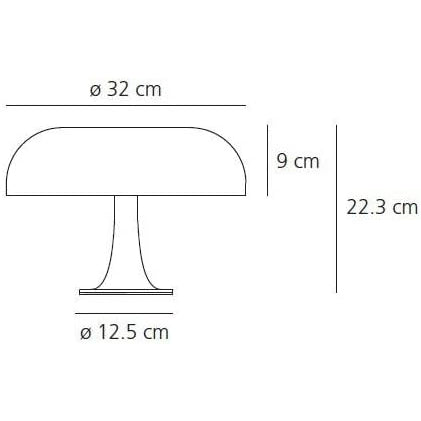 Lampe de Bureau Orange Vintage