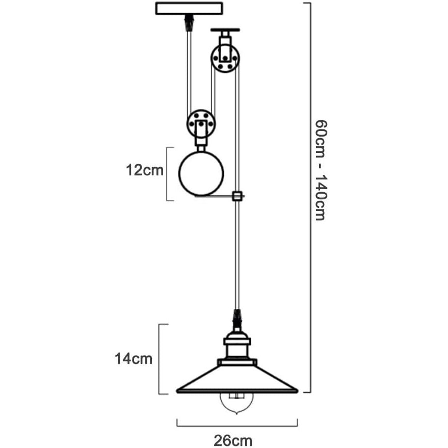 Suspension Industrielle Poulie