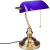 Lampe de Banquier Bleue