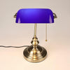 Lampe de Banquier Bleue