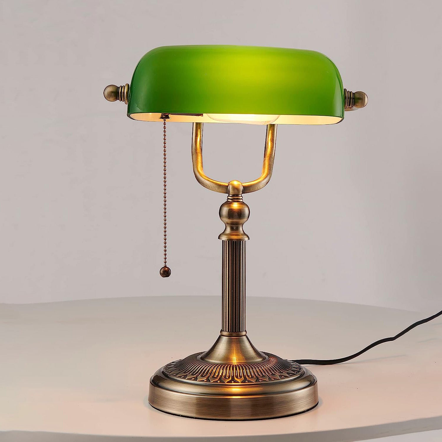 Lampe de Banquier Laiton