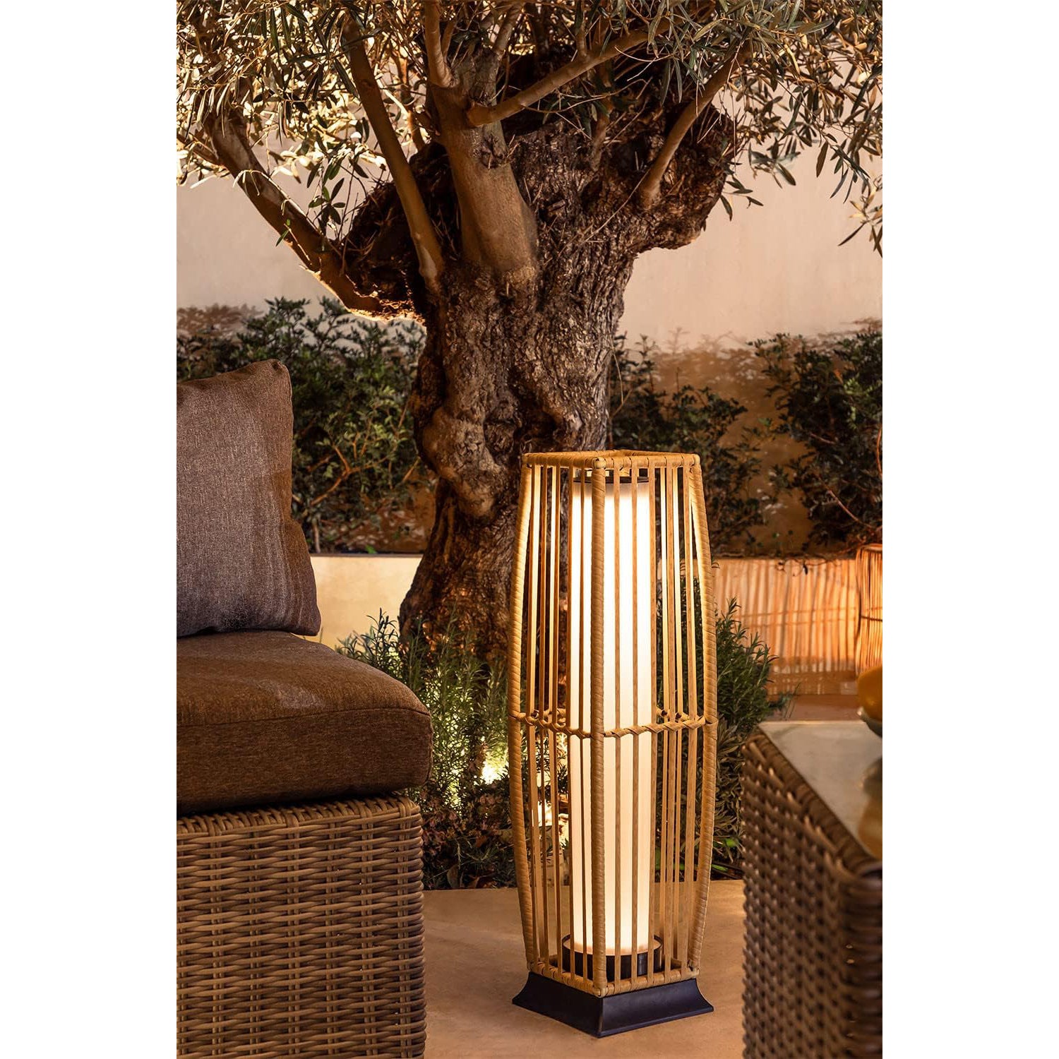 Lampadaire Exterieur Rotin