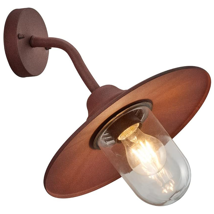 applique murale effet rouille