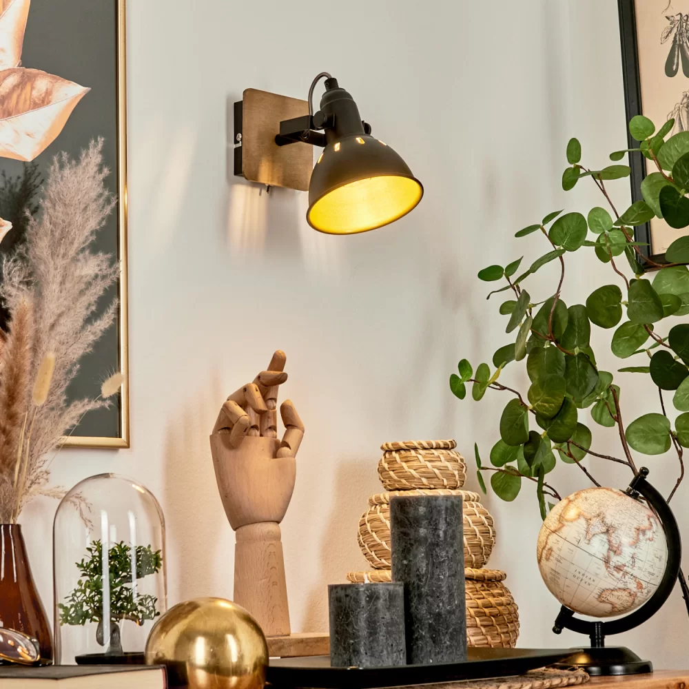 Applique Murale Bois et Metal