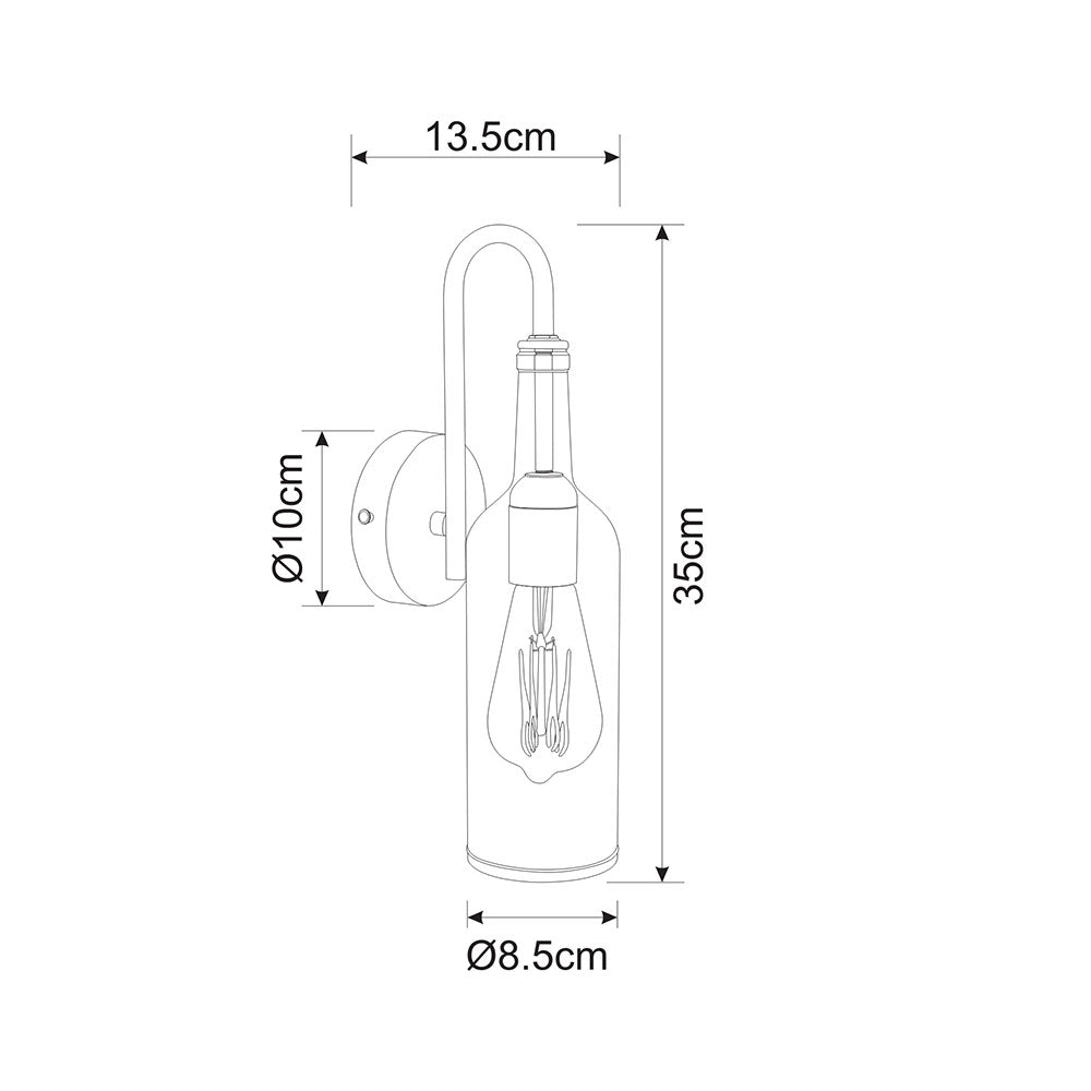 Applique Murale Bouteille