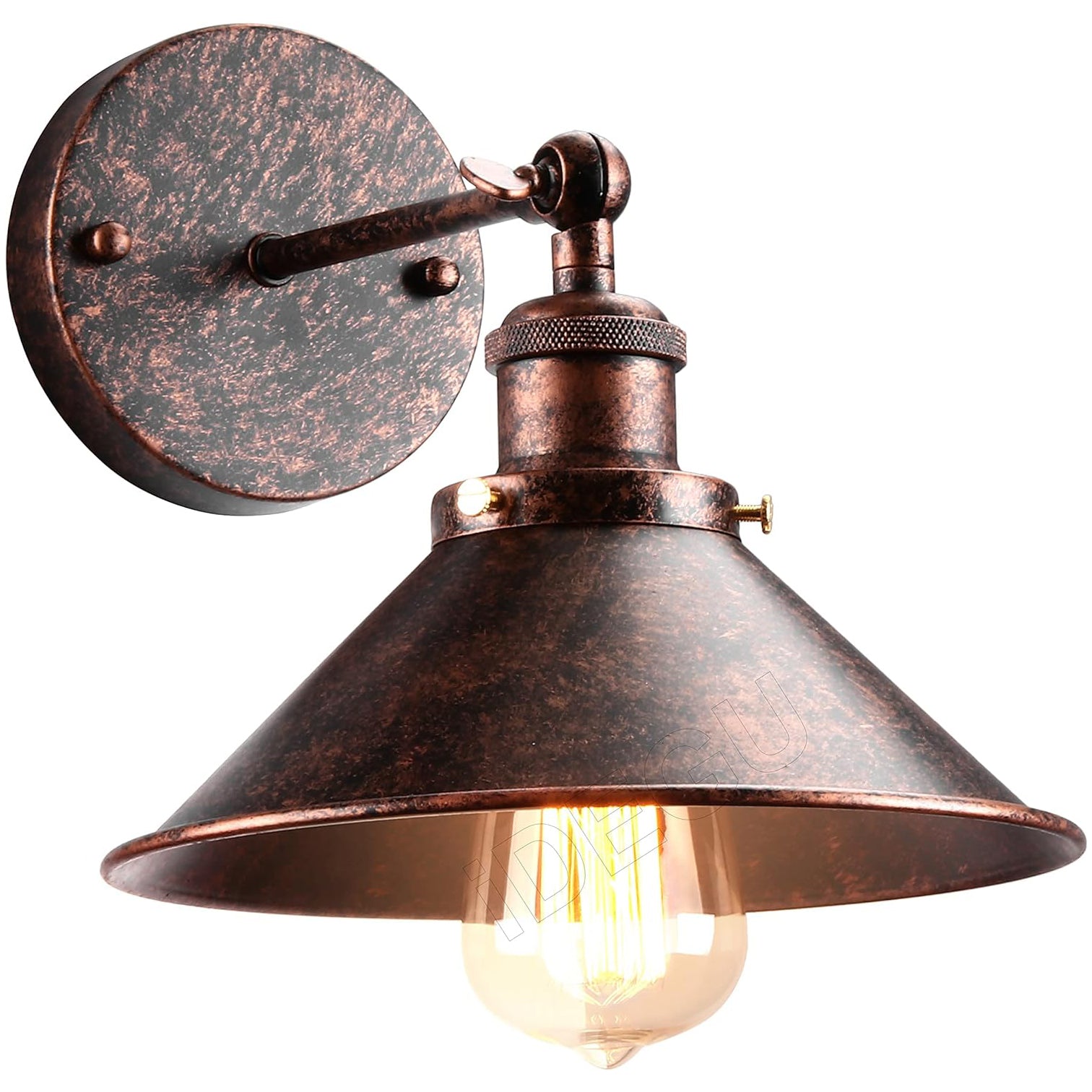 applique couleur rouille