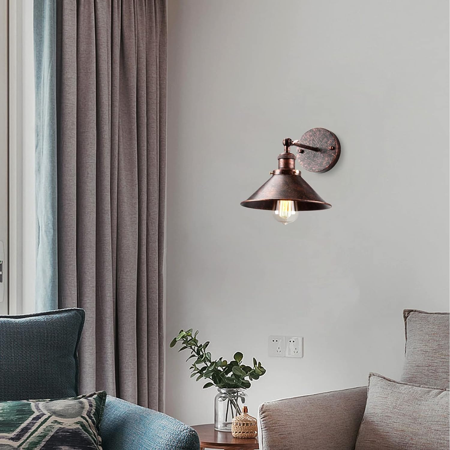 applique metal rouillé